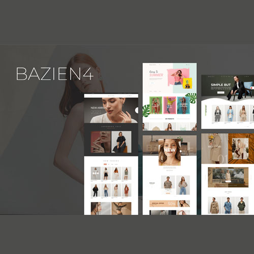 Bazien Elementor WooCommerce theme homepage preview