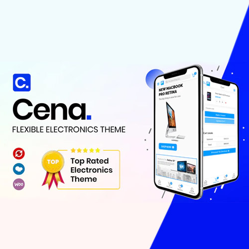 Cena Store multipurpose WooCommerce theme homepage preview