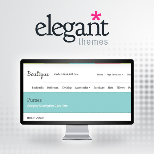 Elegant Themes Boutique WooCommerce theme homepage preview