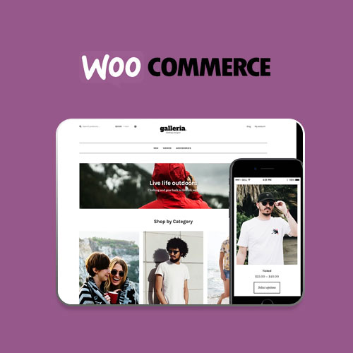 Galleria Storefront WooCommerce theme homepage preview