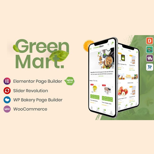 GreenMart organic food WooCommerce theme icon