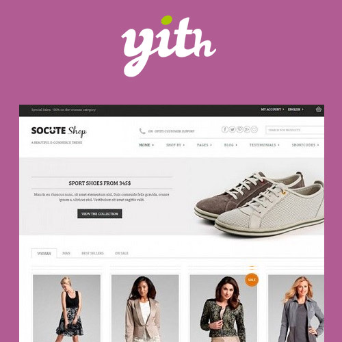 YITH Socute multi-purpose e-commerce theme homepage preview