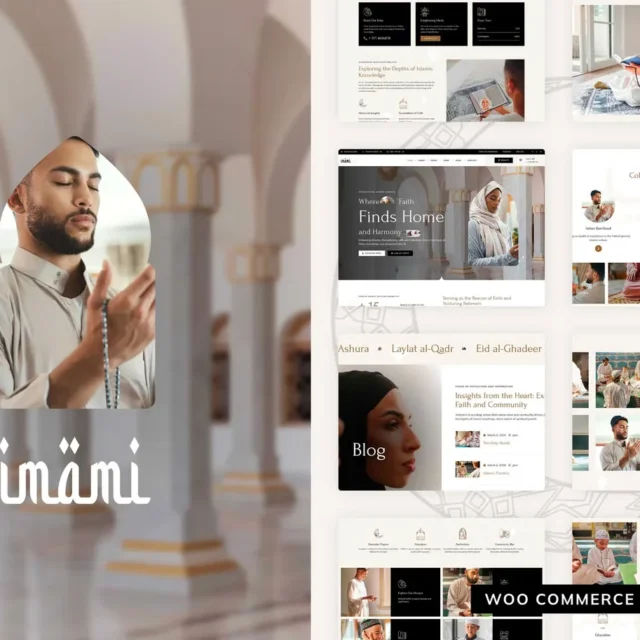 Imami - Islamic Center & Mosque Elementor Pro Template Kit preview
