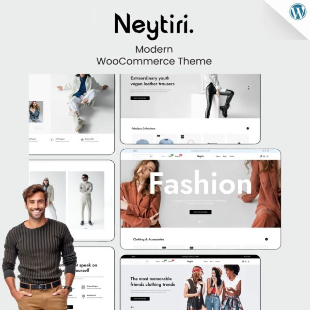Neytiri modern WooCommerce theme homepage preview