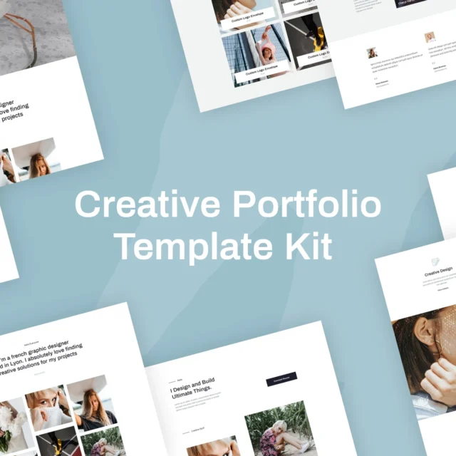Quanzo - Creative Portfolio Template Kit preview