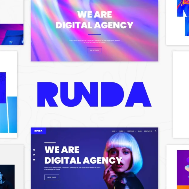 Runda - Creative Agency Elementor Template Kit preview